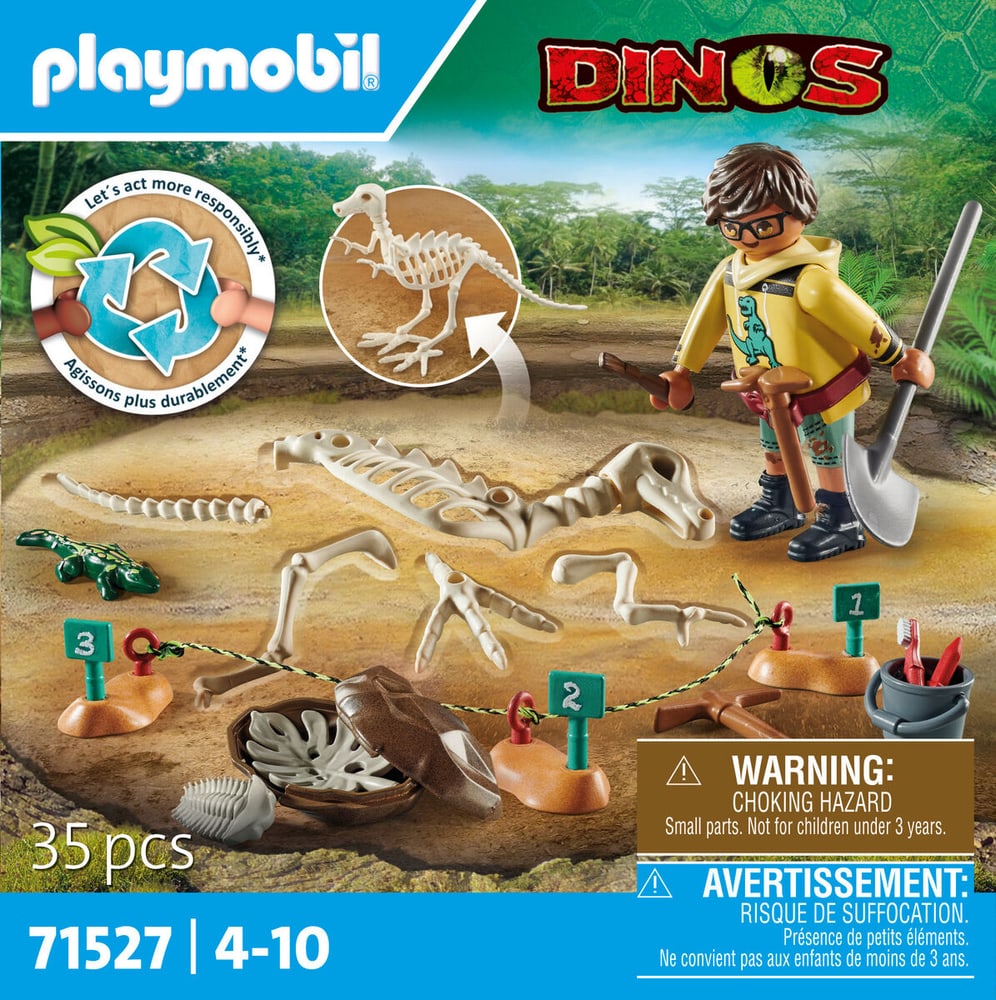 Dinos 71527 Fossili di dinosauro PLAYMOBIL® 741923000000 N. figura 1
