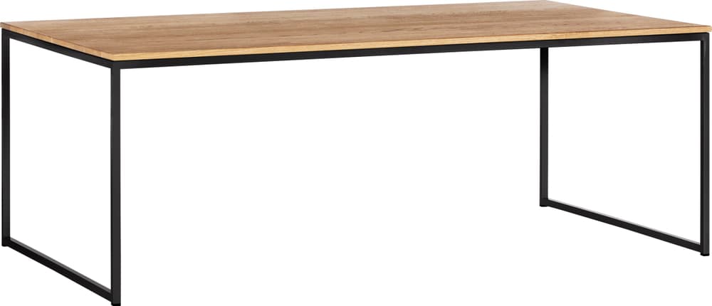 AVEA Table basse 402168700000 Dimensions L: 120.0 cm x P: 70.0 cm x H: 44.0 cm Couleur Chêne massif / noir Photo no. 1