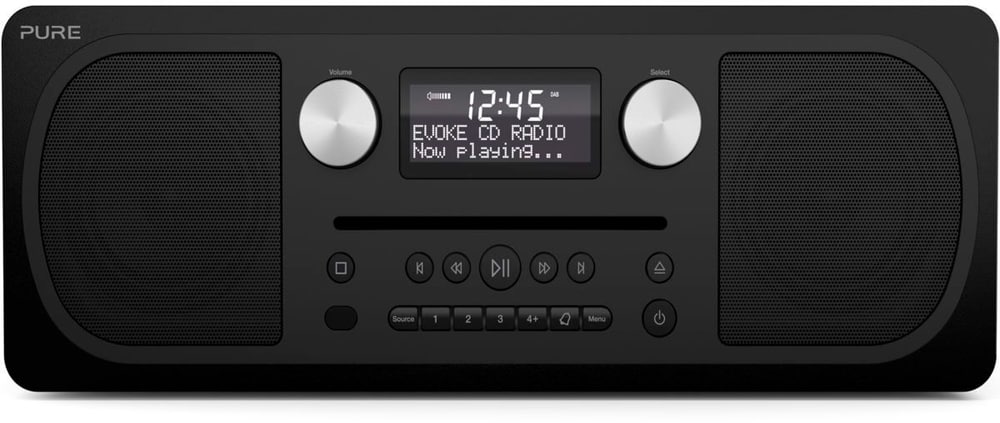 Radio DAB+ Evoke C-D6 Siena Black Impianto hi-fi Pure 785302423627 N. figura 1