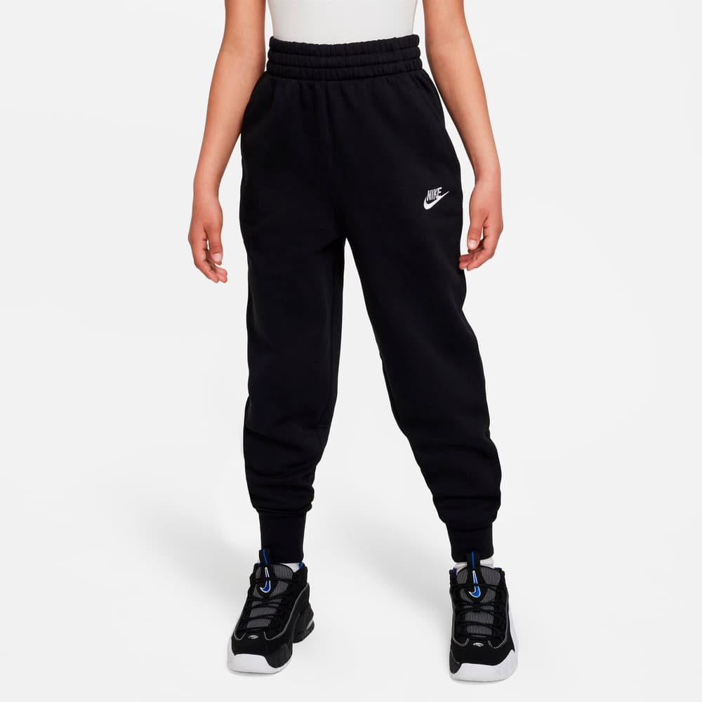 Sportswear Club Fleece High-Waisted Fitted Pants Trainerhose Nike 469335015220 Grösse 152 Farbe schwarz Bild-Nr. 1