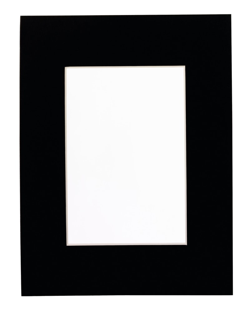 ANATOL Passepartout 439004704020 Farbe Schwarz Grösse B: 40.0 cm x T: 0.1 cm x H: 50.0 cm Bild Nr. 1