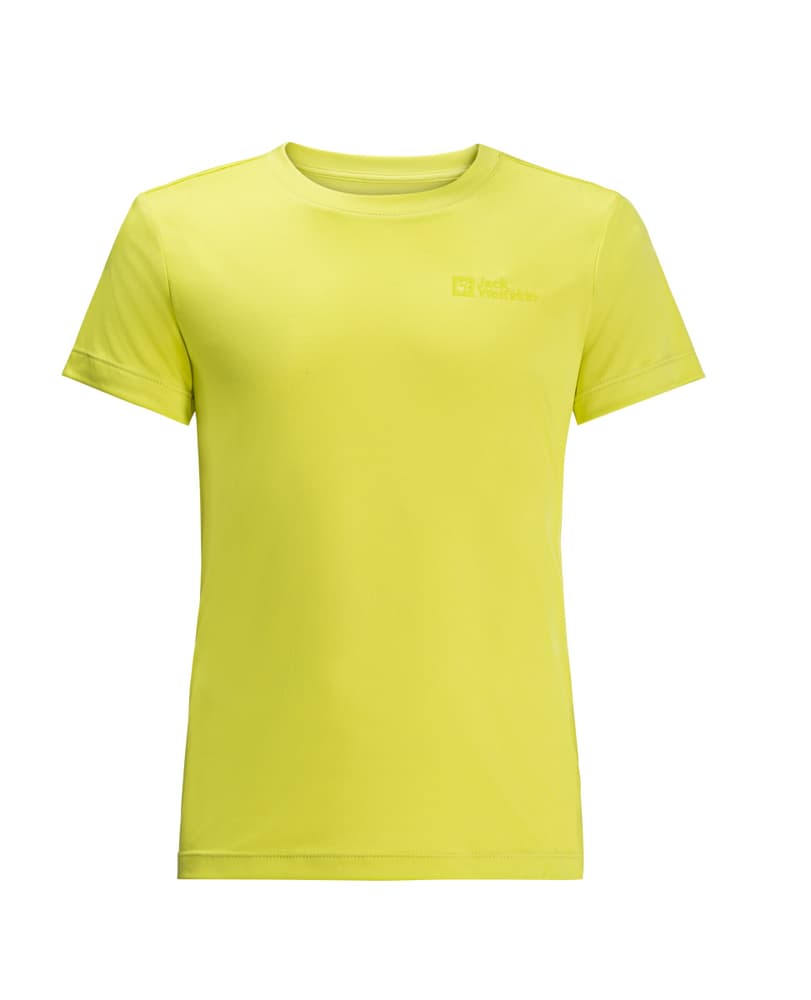 Active Solid T-Shirt Jack Wolfskin 466386914062 Taille 140 Couleur vert neon Photo no. 1