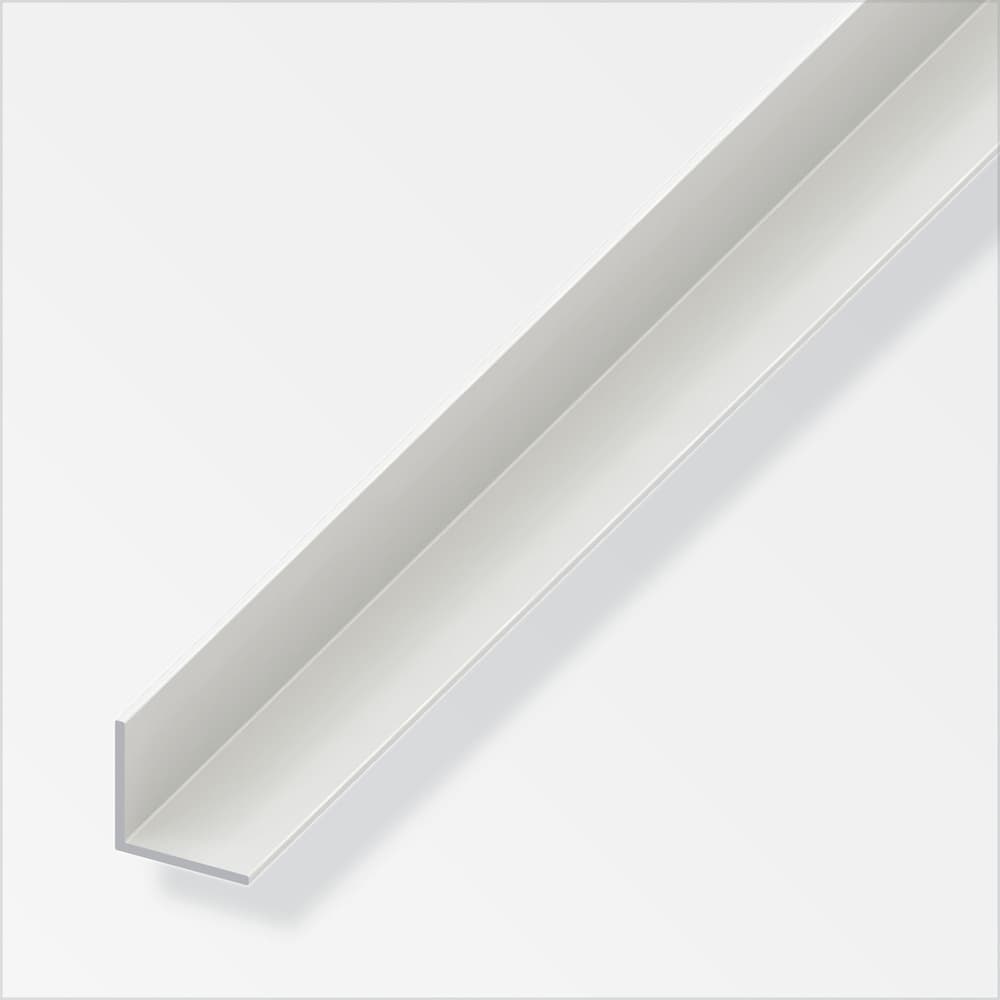 Cornière isocèle 1.5 x 20 x 20 mm PVC blanc 1 m Profilé angulaire alfer 605033200000 Photo no. 1