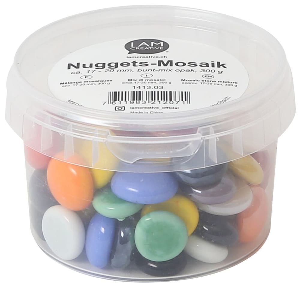 Nuggets-Mosaik Bunt Mix, 17-20 mm Mosaiksteine 668055600000 Bild Nr. 1