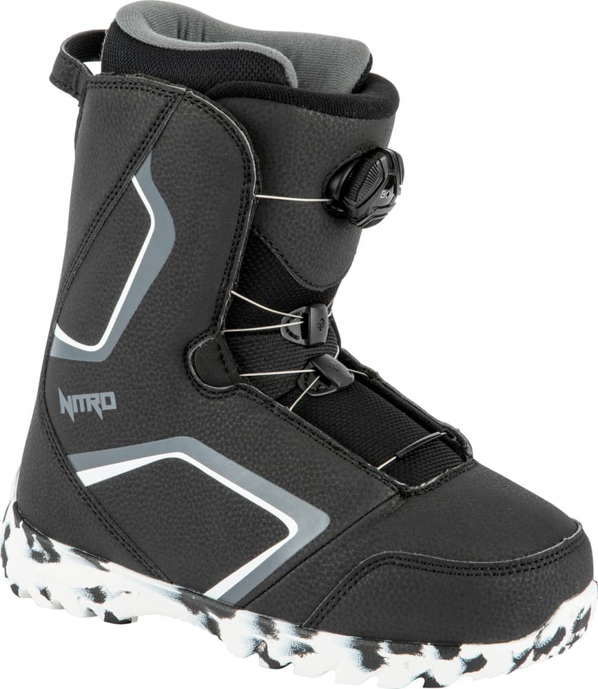 Droid Boa Scarponi da snowboard Nitro 495534319020 Taglie 19 Colore nero N. figura 1