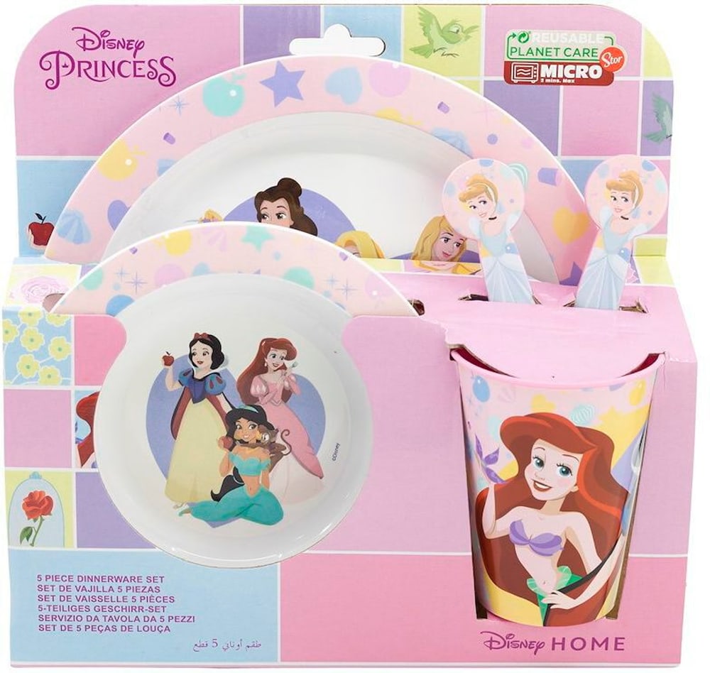 Disney Princess - Geschirr-Set 5-teilig Merchandise Stor 785302413120 Bild Nr. 1