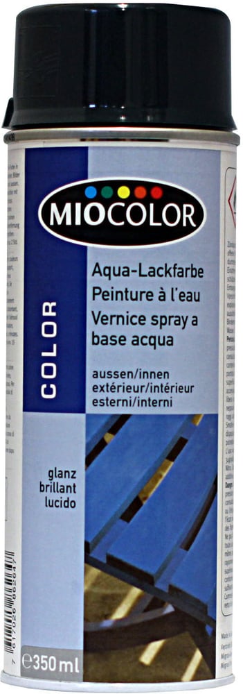 Vernice spray acrilica a base acqua Lacca colorata Miocolor 660803400000 Colore Antracite Contenuto 350.0 ml N. figura 1
