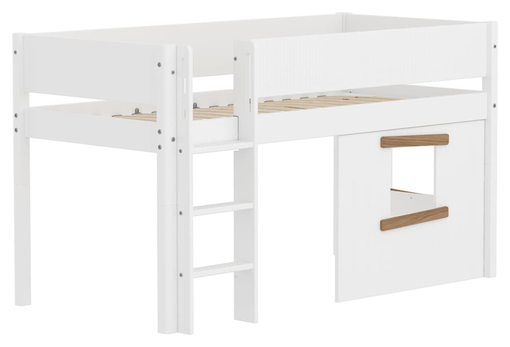 Flexa WHITE Letto semi-alto con casetta sull'albero WHITE Letto semi-alto con casetta sull'albero Flexa 405077600000 N. figura 1