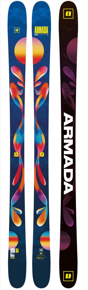 ARW 84 inkl. N Stage 10 GW Skis Freeskiing avec fixations Armada 464321116493 Couleur multicolore Longueur 164 Photo no. 1