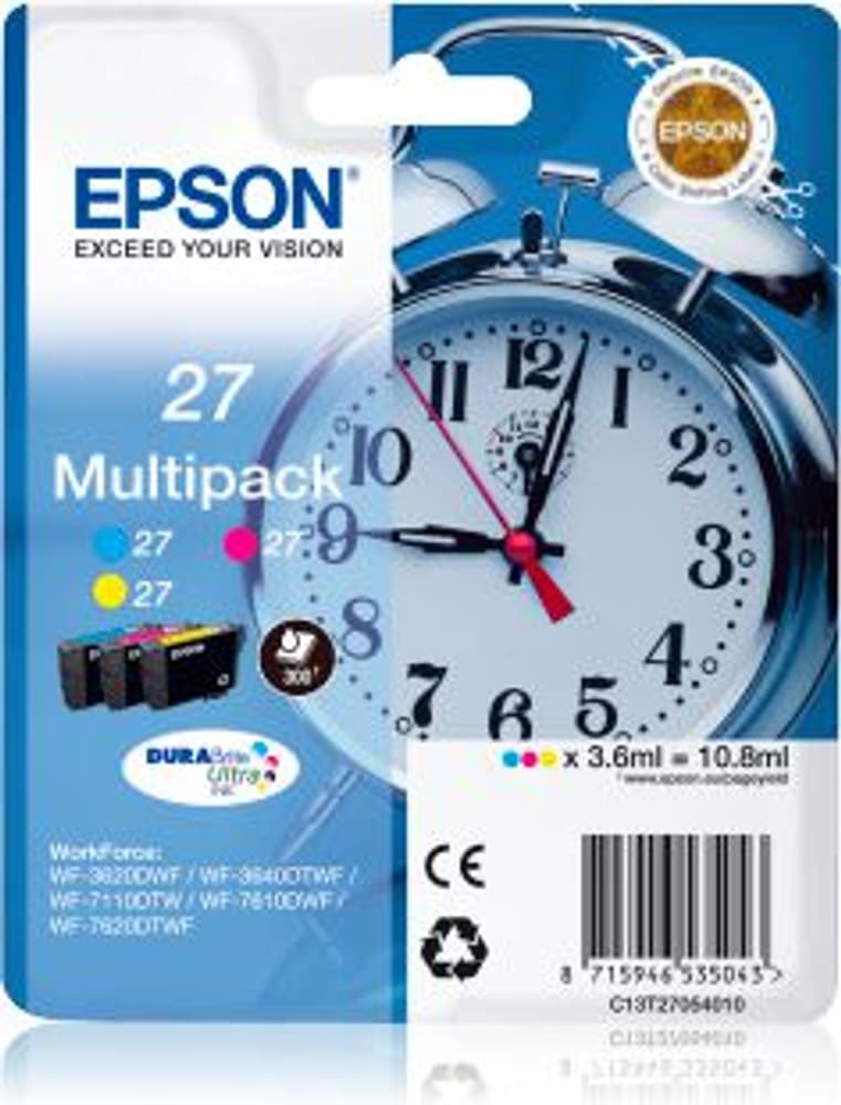 27 Multipack DURABrite Ultra Tintenpatrone Epson 795825600000 Bild Nr. 1