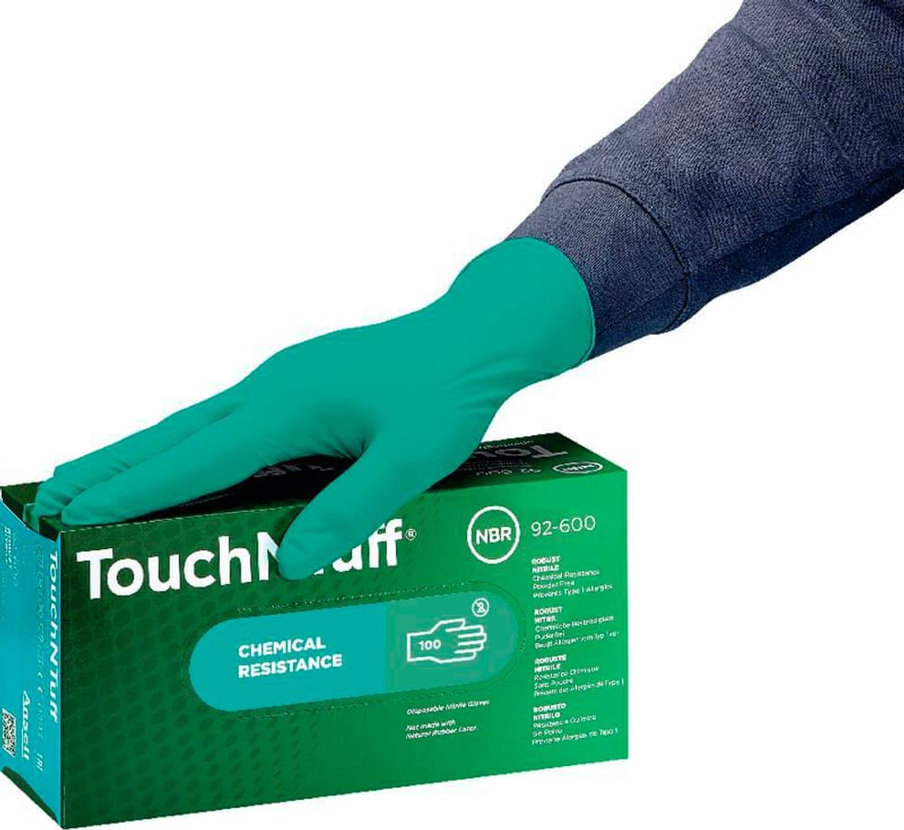 TouchNTuff 92-600 Einweg-Nitril-Handschuhe Einweghandschuhe Ansell 669700120352 Bild Nr. 1