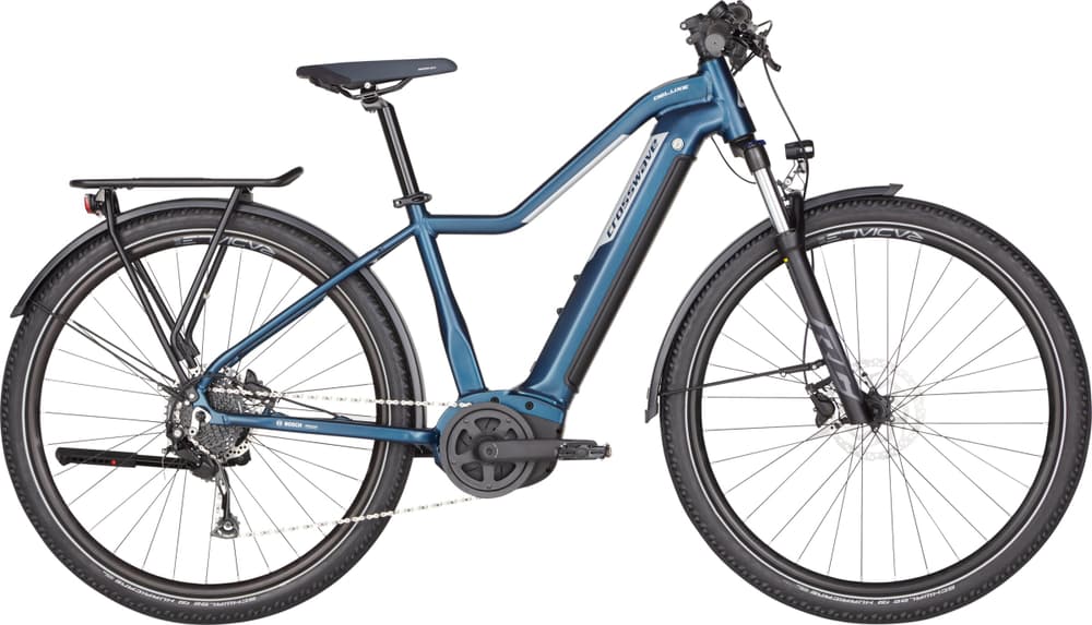 Deluxe-Wave Bicicletta elettrica 25km/h Crosswave 464880900422 Colore blu scuro Dimensioni del telaio M N. figura 1