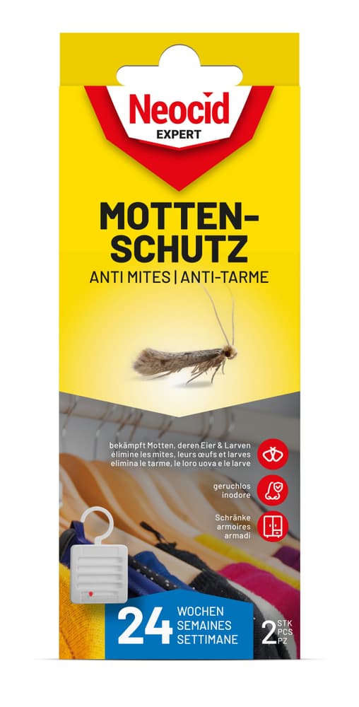 Mottenschutz, 2 Stück Insektenbekämpfung Neocid 658424700000 Bild Nr. 1