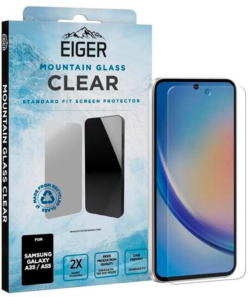 Mountain Glass CLEAR Pellicola protettiva per smartphone Eiger 785302427625 N. figura 1