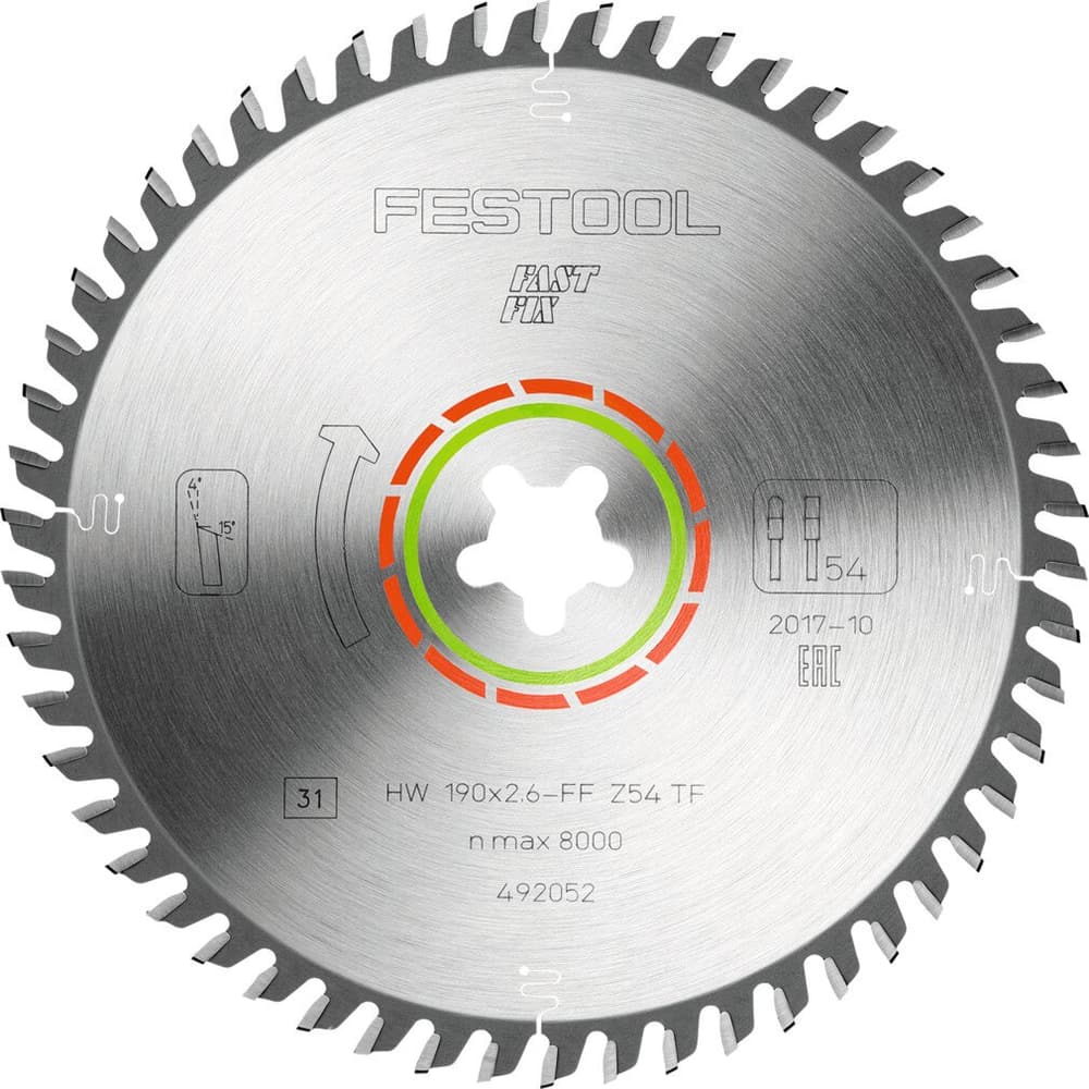 Lames de scie circulaire FESTOOL métal dur Lame de scie circulaire Festool 601369000000 Photo no. 1