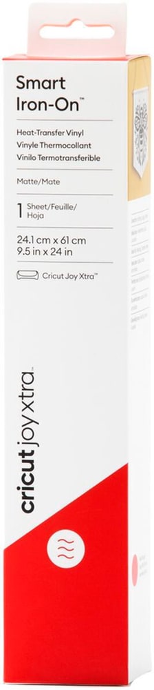 Joy Xtra Film thermocollant Joy Xtra Smart 24,1 x 61 cm, Rouge Matériaux pour traceurs de découpe Cricut 669612900000 Photo no. 1