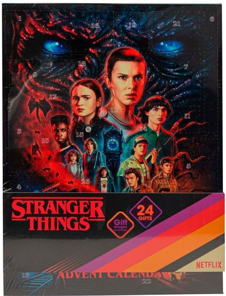 Stranger Things: Calendrier de l'Avent 2023 Merch Cinereplicas 785302408246 Photo no. 1