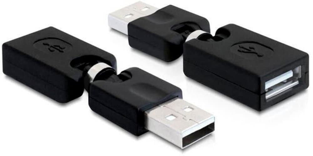 Adattatore USB 2.0 USB-A maschio - USB-A femmina, ruotabile Adattatore USB DeLock 785302405117 N. figura 1