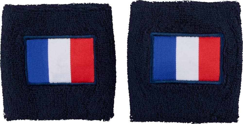 Serre-poignets aux couleurs de la France Bandeau anti-transpiration Extend 461995399943 Taille One Size Couleur bleu marine Photo no. 1