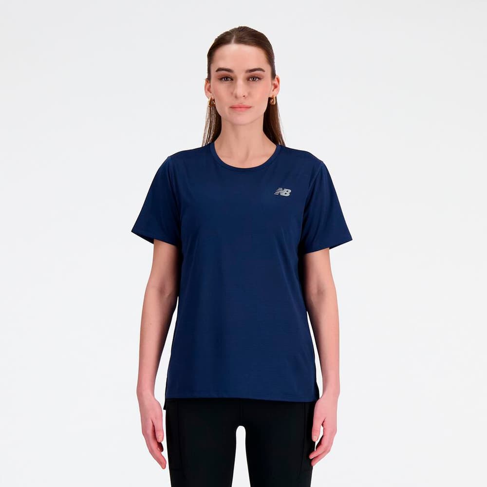 W New Balance Short Sleeve T-shirt New Balance 472633100440 Taille M Couleur bleu Photo no. 1