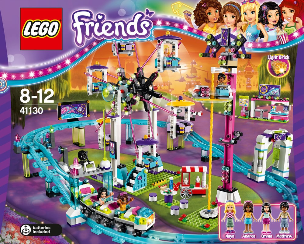 Friends Les montagnes russes du parc d'attractio 41130 LEGO® 74454200000016 Photo n°. 1