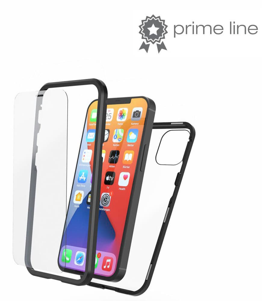 "Magnetic" + vetro + vetro protettivo" per iPhone 12, Nero / Trasparente Cover smartphone Hama 785300179463 N. figura 1