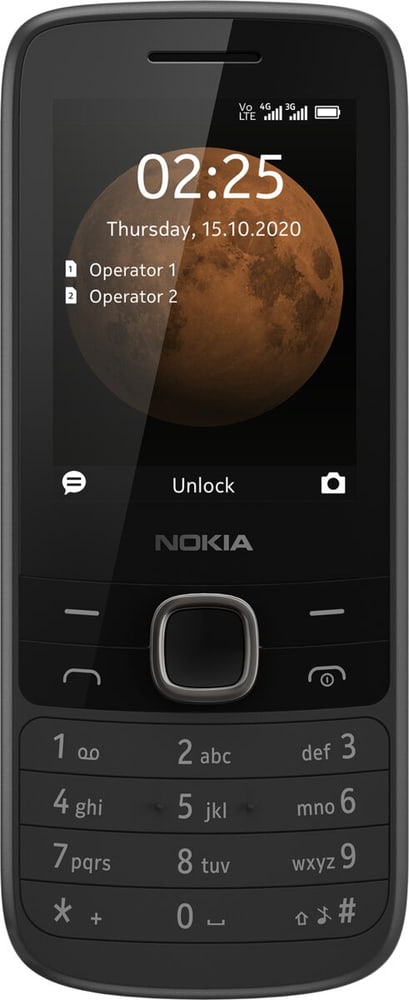 225 Charcoal Black Mobiltelefon Nokia 794660100000 Bild Nr. 1