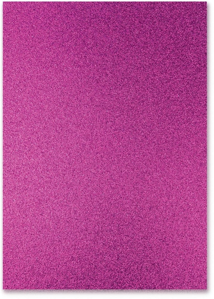 Cartoncino glitterato A4, 300 g/m², 10 fogli, rosa Cartone glitterato URSUS 785302426892 N. figura 1