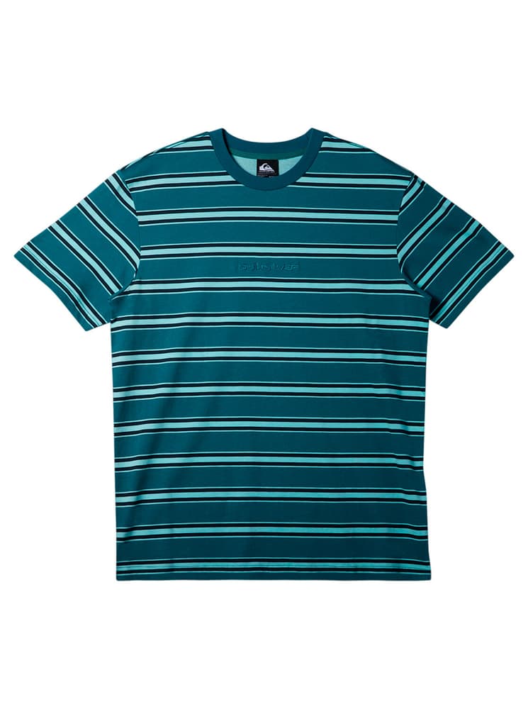MIX STRIPE SS SHIRT NOTICE T-shirt Quiksilver 468246900640 Taille XL Couleur bleu Photo no. 1