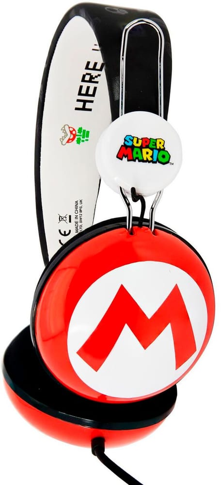 Super Mario Icon Dome Multicolore; Rosso Auricolari on-ear OTL 785302430014 N. figura 1