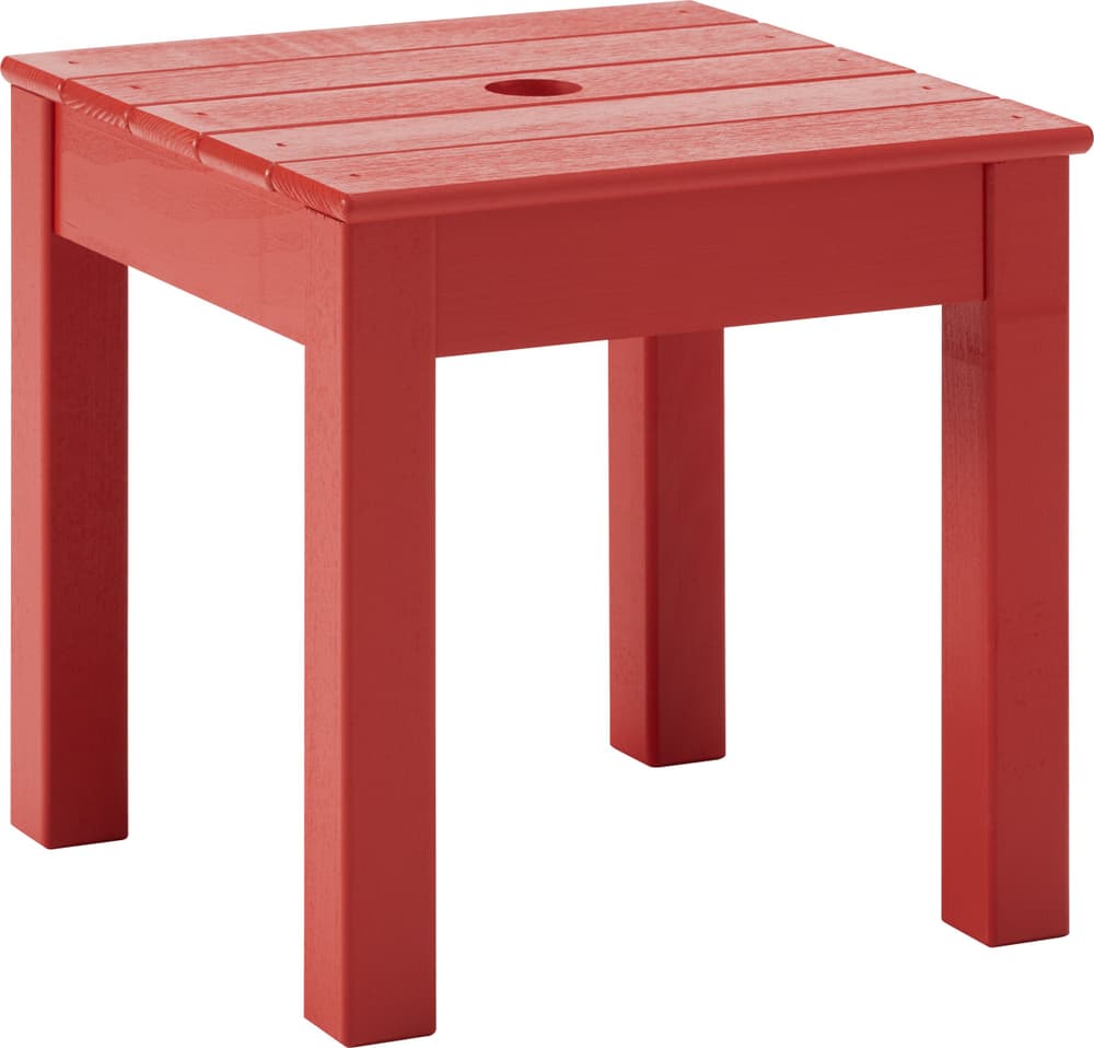 TEDDY Tabouret pour enfants 405046000130 Dimensions L: 25.0 cm x P: 25.0 cm x H: 25.5 cm Couleur Rouge Photo no. 1