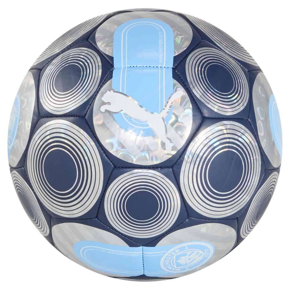 MCFC Fan Ball Pallone da calcio Puma 461996300541 Taglie 5 Colore blu chiaro N. figura 1