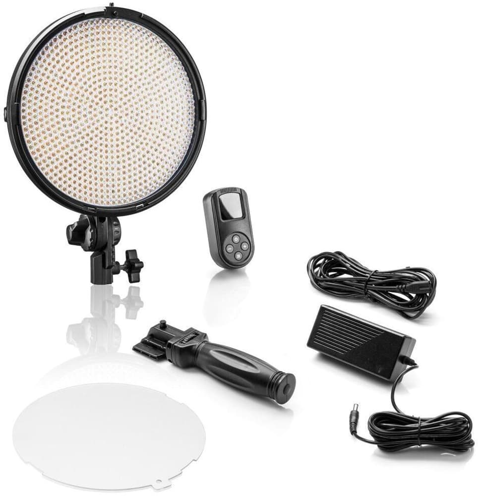 Pro Lampe vidéo Pro Niova 800 Round Bi Colour Set Lumière permanente Walimex 785300182004 Photo no. 1