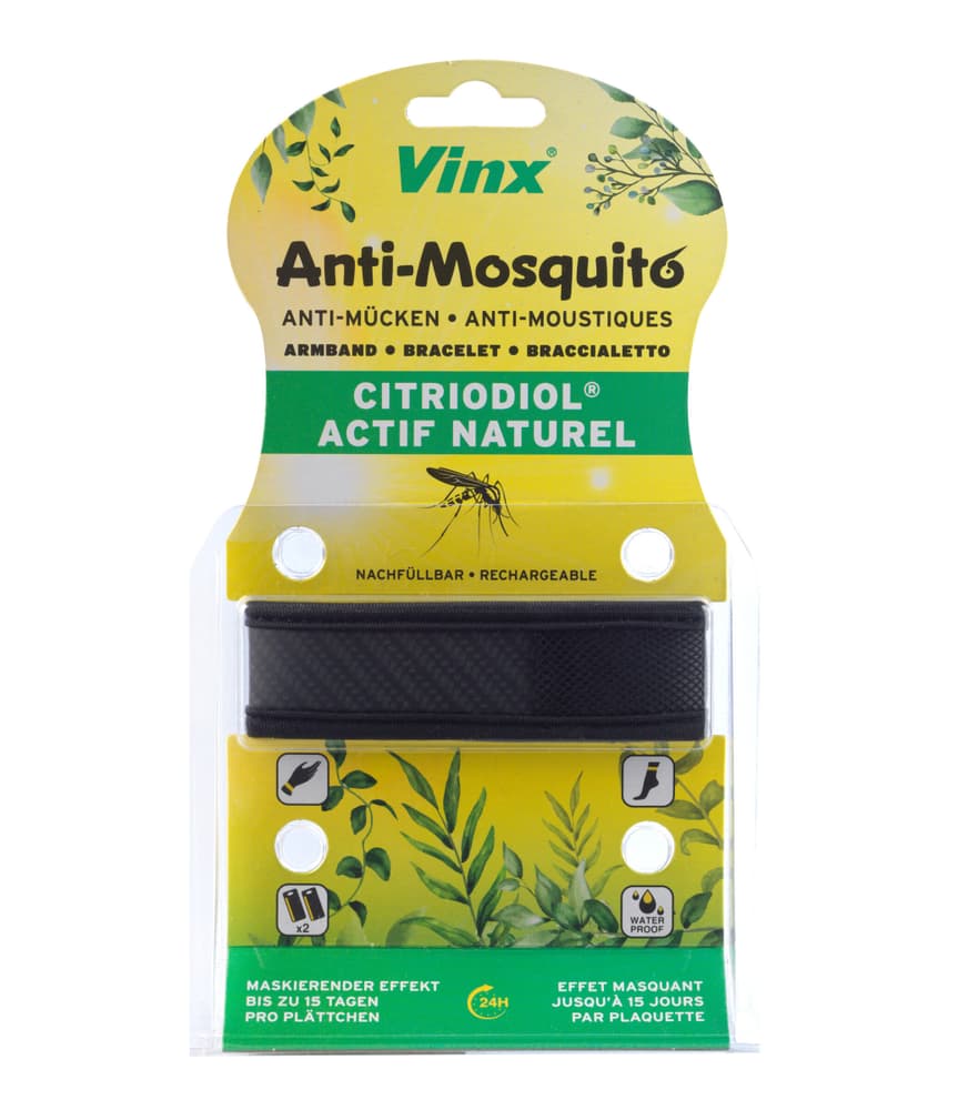 Bracelet pour adulte Spray anti-insectes Vinx 471234100000 Photo no. 1