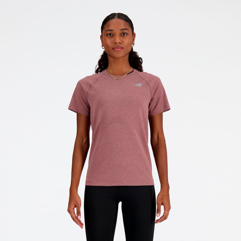 W Seamless T-Shirt T-shirt New Balance 472634000437 Taglie M Colore fucsia N. figura 1