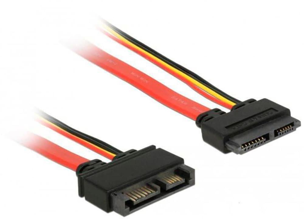 Slim-SATA-Kabel rot, Verlängerung 30 cm Datenkabel intern DeLock 785302406132 Bild Nr. 1