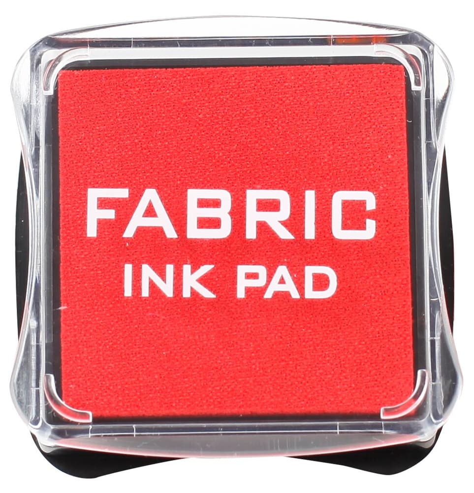 Fabric Ink Pad, rosso Tampone di inchiostro I AM CREATIVE 666026200010 Colore Rosso N. figura 1