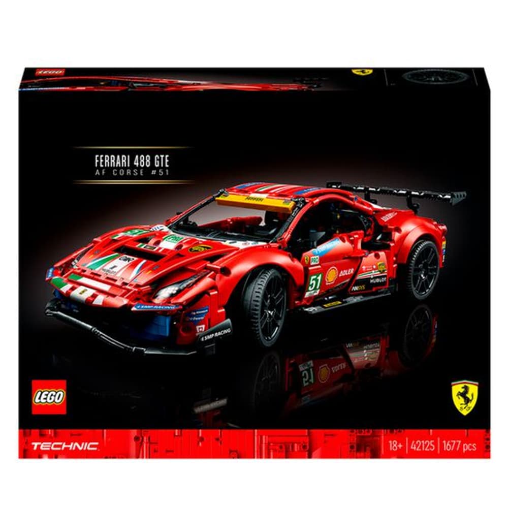 Technic 42125 Ferrari 488 GTE “AF Corse #51” LEGO® 74737460000021 No. figura 1