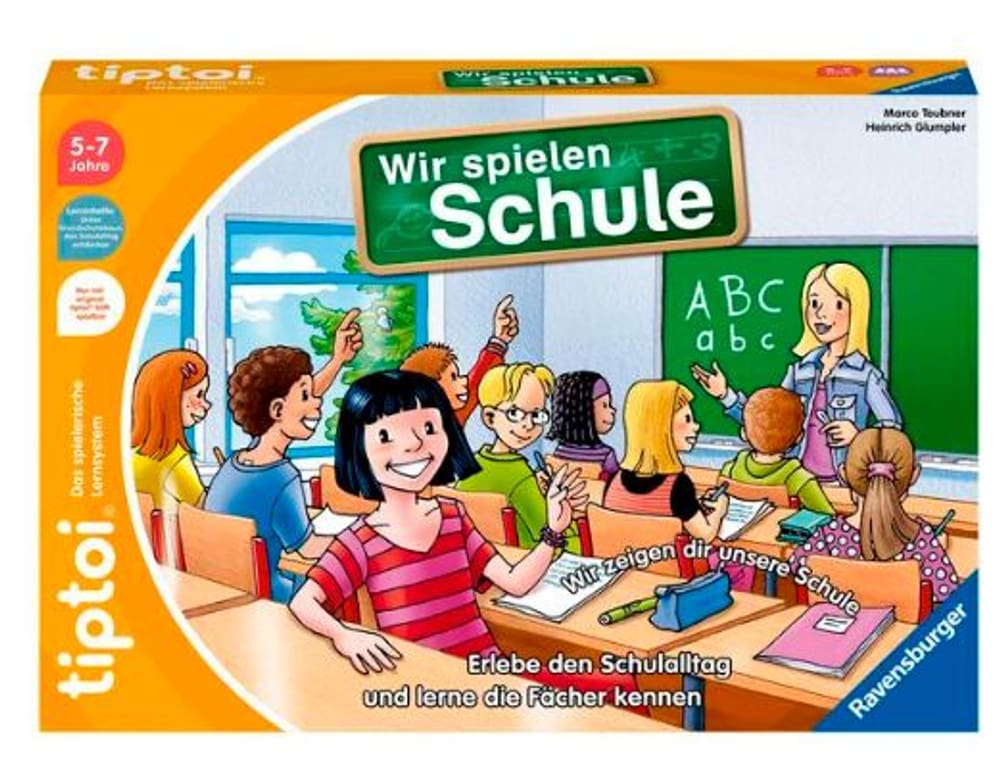 Tiptoi Wir spielen Schule (D) Jeux éducatifs Ravensburger 746964690000 Langue Allemand Photo no. 1