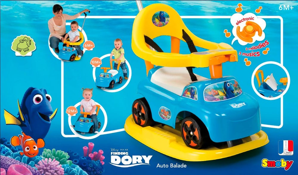 Disney Dory Auto Balade Smoby 74551820000016 Photo n°. 1