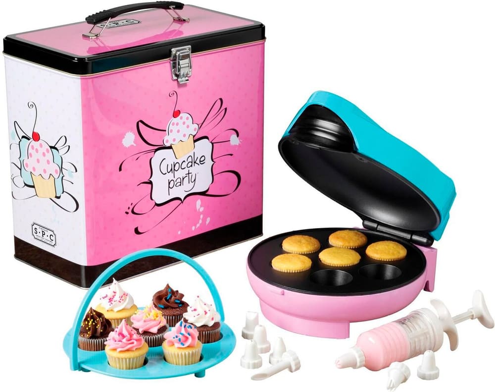 Cupcake-Maker Vintage-Set CUPCAKEM3314 Macchina per crêpes SPC 785302428225 N. figura 1