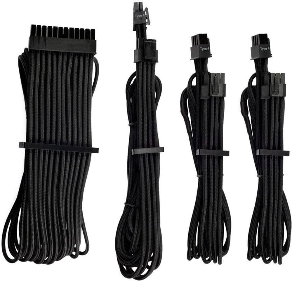 Premium Individually Sleeved PSU Cables Starter Kit Type 4 Gen 4 Cavo dati interno Corsair 785302414093 N. figura 1