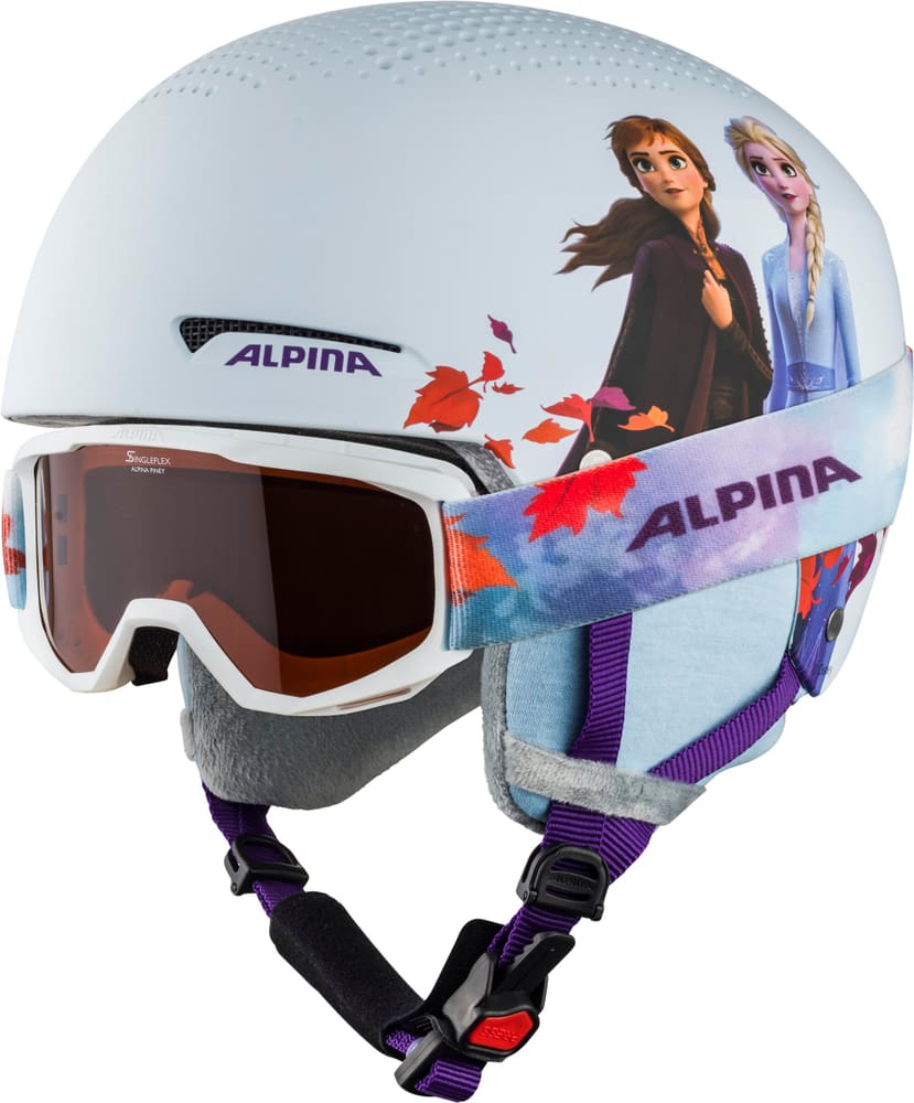 ZUPO DISNEY Casco da sci Alpina 494991550248 Taglie 48-52 Colore blu ghiaccio N. figura 1