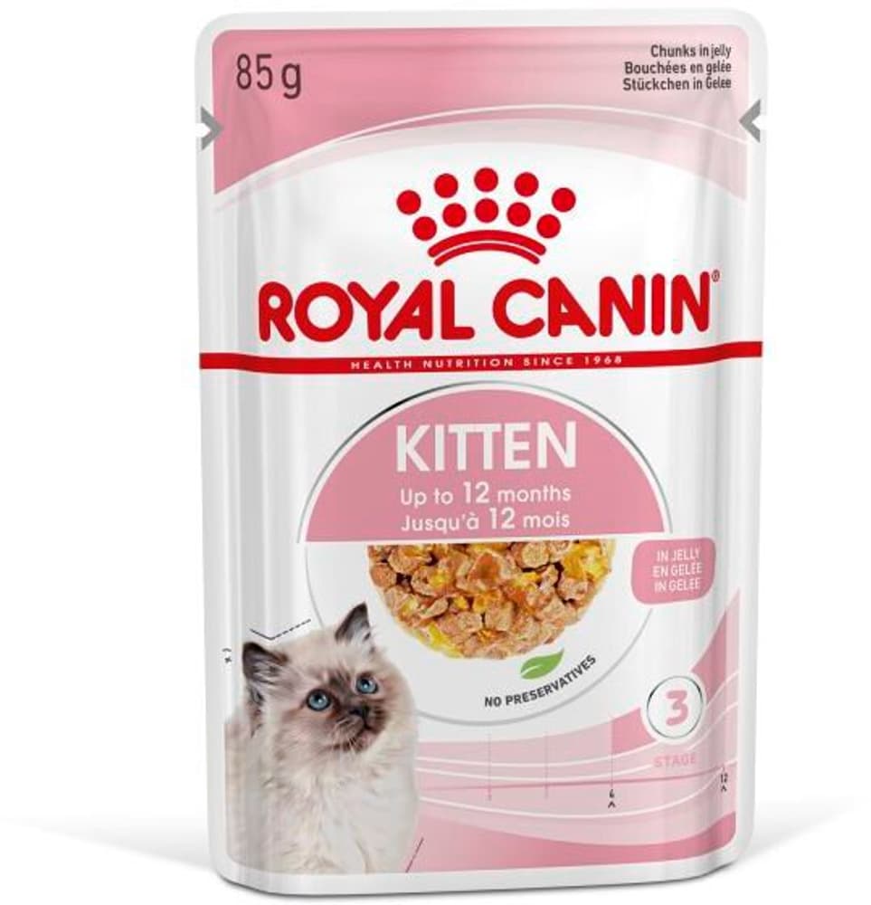 Kitten Jelly, 12x85 g Aliments humides Royal Canin 658680600000 Photo no. 1