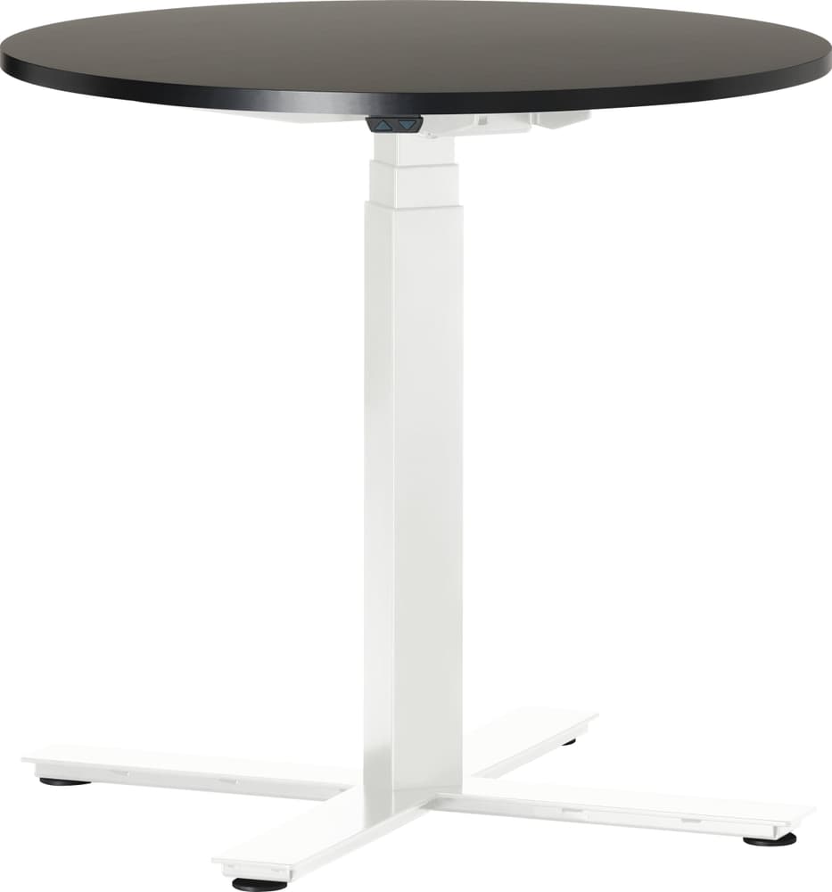 FLEXCUBE Tavolo da riunione regolabile in altezza 401931600000 Dimensioni A: 62.5 cm Colore Nero N. figura 1