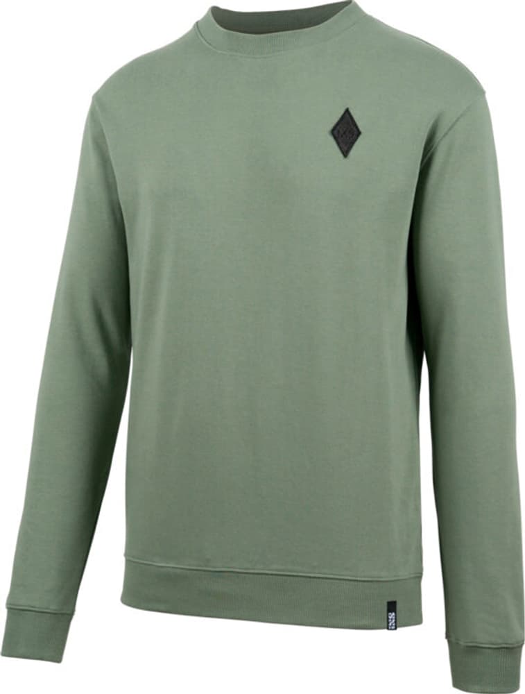 Rhombus organic sweater Sweatshirt iXS 470905300515 Taglie L Colore smeraldo N. figura 1