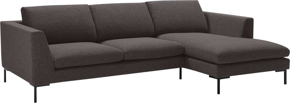 NEWTON Ecksofa NEWTON Ecksofa 405898350094 Grösse B: 250.0 cm x T: 155.0 cm x H: 80.0 cm Farbe Schwarz/Weiss Bild Nr. 1
