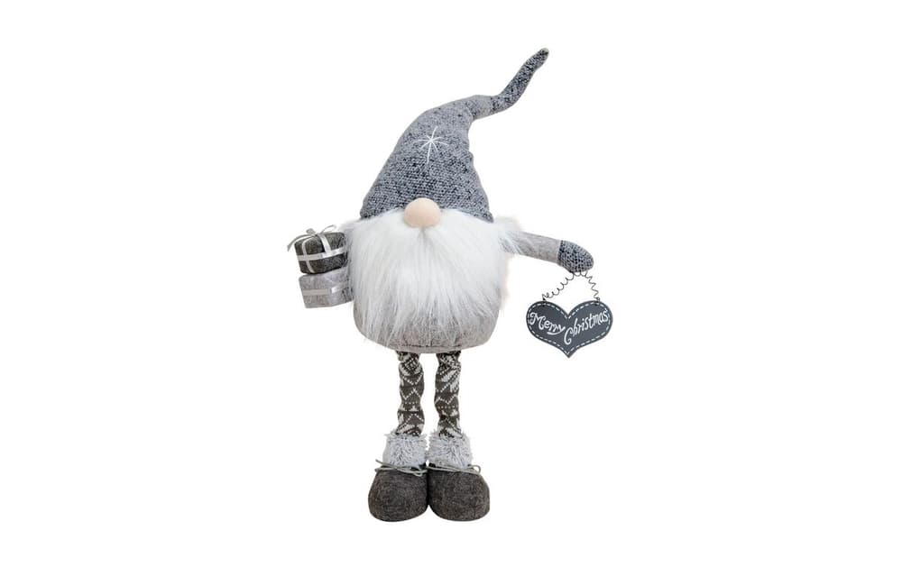 Weihnachtsfigur Wichtel weiss/grau Deko Figur G. Wurm 785302412701 Bild Nr. 1