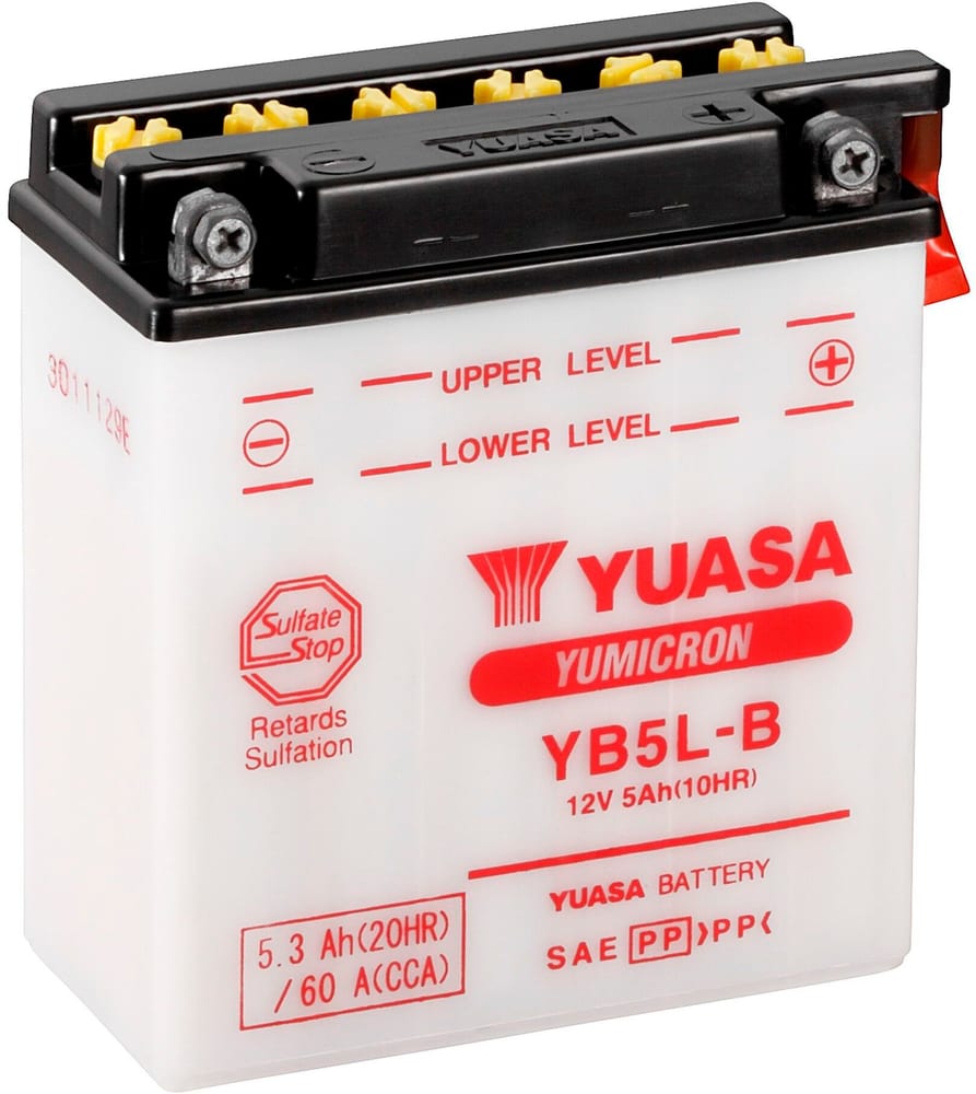 Batterie Yumicron 12V/5.3Ah/60A Batterie moto 621219100000 Photo no. 1