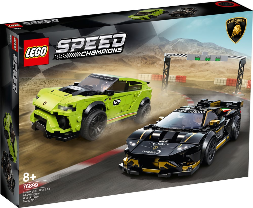Speed 76899 Lamborghini Urus ST-X & Lamborghini Huracán Super Trofeo EVO LEGO® 74873900000019 Bild Nr. 1
